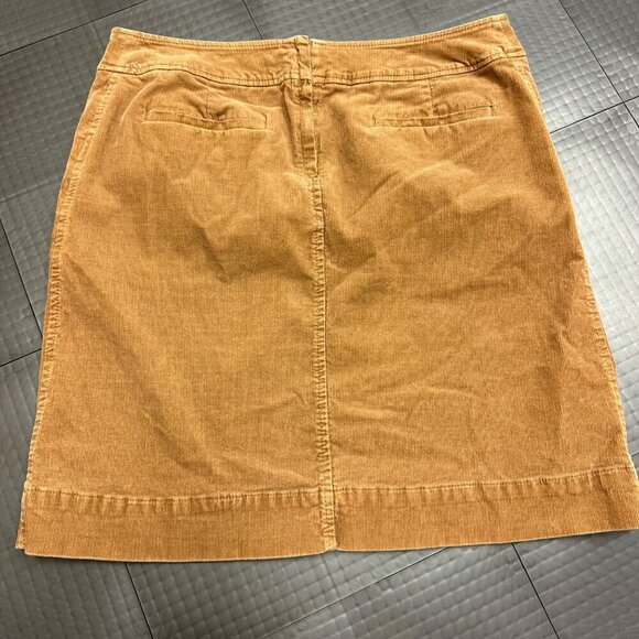 TALBOTS WOMENS MEDIUM CORDORUY TAN SKIRT SIZE 10P - Picture 6 of 6
